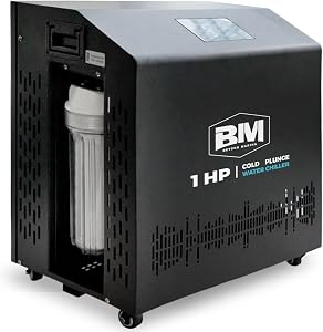 1 HP Cold Plunge Chiller for Ice Bath Tub, Hot & Cold Mode Machine with Ozone, Dual Fi