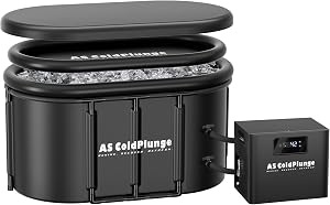 AS ColdPlunge Ice Bath Chiller & Cold Plunge Tub Kit, 1/3HP Cold Plunge Chiller with B