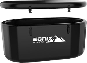 216 Inflatable Cold Plunge Tub with Insulated Lid,Ice Bath Tub for Athletes, Compatible wi
