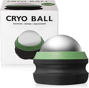 Phyya Rehab - Massage Ice Roller Ball - Roller for Muscles Deep Tissue - Cold Therapy - Pla