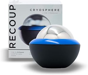 Recoup Fitness Cryosphere Cold Massage Roller - 6 Hours Cold Relief - Ice Cup - Myofascial