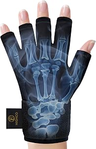 highco Compression Hand ICE Pack Glove for Arthritis Pain Relief Adjustable Wrist Strap ICE