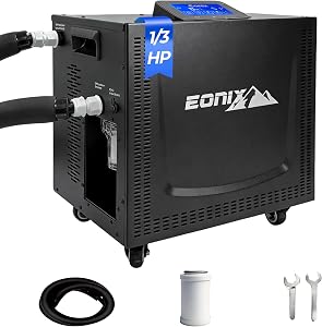 EONIX Upgrade 1/3 HP Cold Plunge Chiller,Ice Bath Water Chiller for Cold Plunge Tubs,42°F