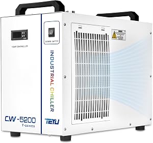 Cloudray Water Chiller CW-5200 6L for CO2 Laser Engraver & Cutting, Cold Plunge Chille